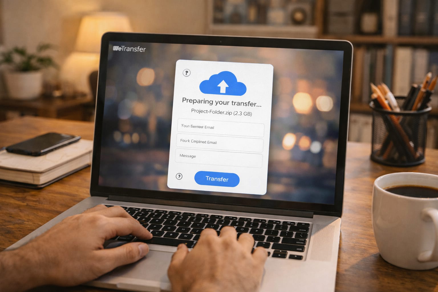 Hands-on Example Sending a 5GB Project Folder Using Google Drive