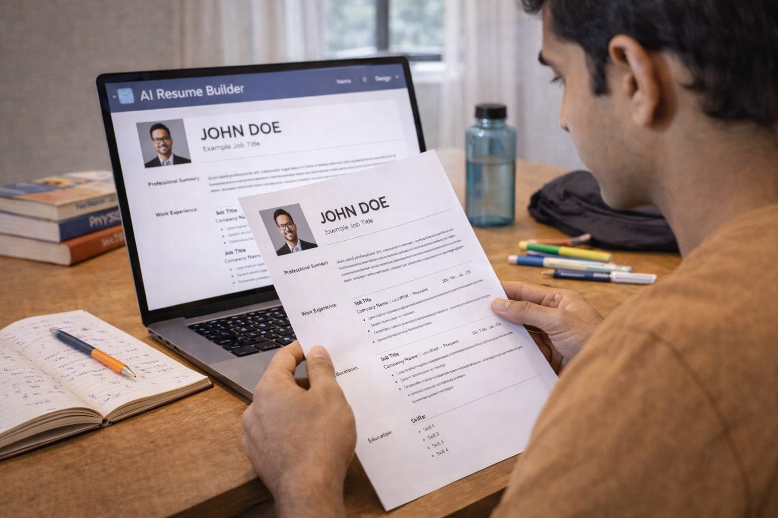 Hands-On Example Creating a Resume Using AI